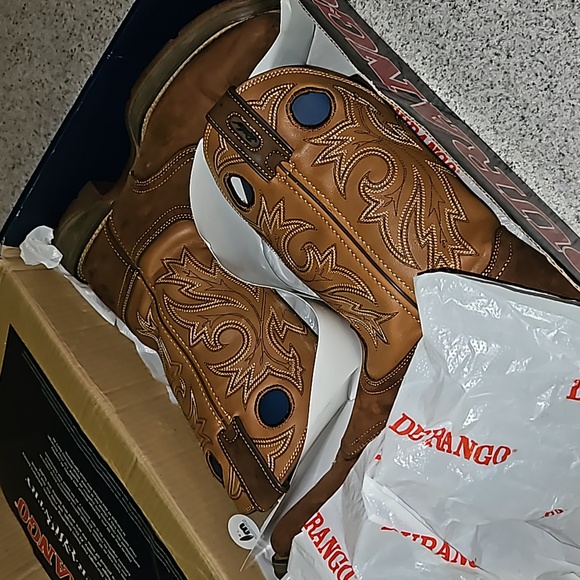 🥾Durango Rebel Men’s 11” Western Tan Slip & Oil Resistance Outsole Boots Sz 10D - Picture 11 of 16